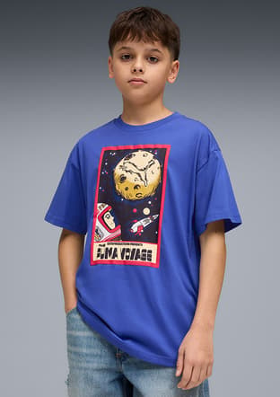 63452458 Erkek Çocuk Baskılı T-shirt - 1