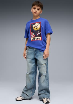 63452458 Erkek Çocuk Baskılı T-shirt - 3