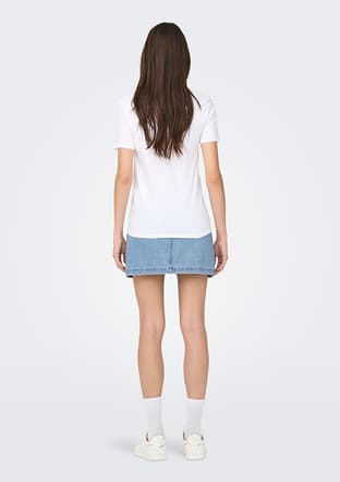 15343771 Kadın Bisiklet Yaka T-shirt - 2