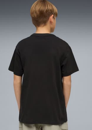 63452401 Erkek Çocuk Siyah Baskılı T-shirt - 2