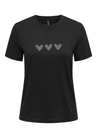 15343771 Kadın Siyah Bisiklet Yaka T-shirt - 3
