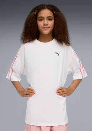 63451702 Kız Çocuk Beyaz Baskılı T-shirt - 1
