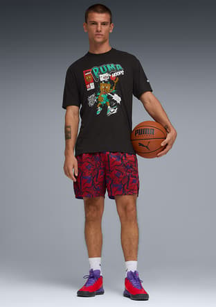 69226201 Erkek Siyah Baskılı T-shirt - 3