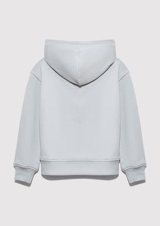 M7S10179-70075 Kız Çocuk Gri Sweatshirt - 2