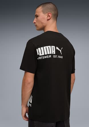 69216901 Erkek Siyah Baskılı T-shirt - 2