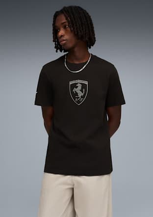 63531101 Erkek Siyah Baskılı T-shirt - 1