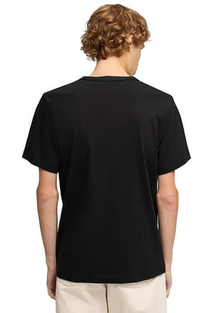 69570301 Erkek Siyah Baskılı T-shirt - 2