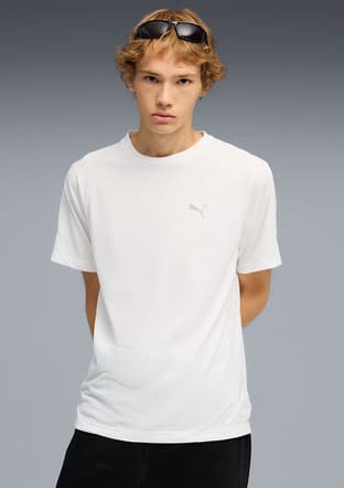 69218902 Erkek Beyaz Baskılı T-shirt - 1