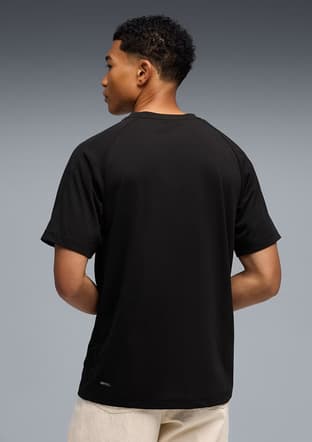 69218901 Erkek Siyah Baskılı T-shirt - 2