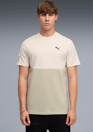 69218087 Erkek Beyaz Baskılı T-shirt - 1
