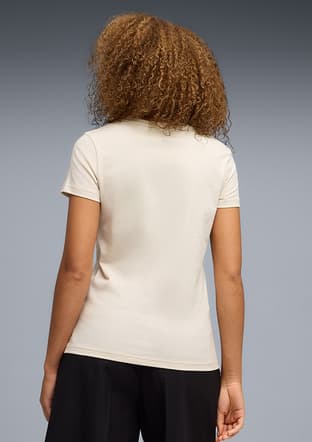 69176087 Kadın Beyaz Baskılı T-shirt - 2