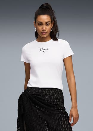 69176002 Kadın Beyaz Baskılı T-shirt - 1
