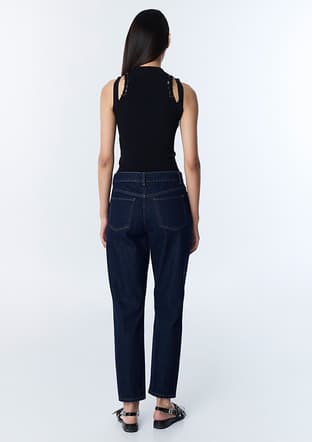 Ts1260018026 Kadın Lacivert Jean Pantolon - 3