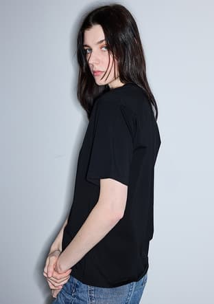 Is1260070102 Kadın Siyah V Yaka T-shirt - 3