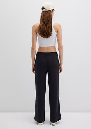 M1011156-900 Kadın Siyah Pantolon - 3