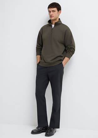 M0010547-71379 Erkek Siyah Pantolon - 1