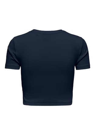 15311891 Kadın Siyah Bisiklet Yaka T-shirt - 2