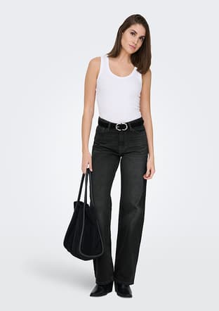 15346244 Kadın Siyah Jean Pantolon - 1