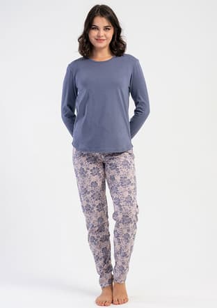 5033451477 Kadın Füme Pijama - 1
