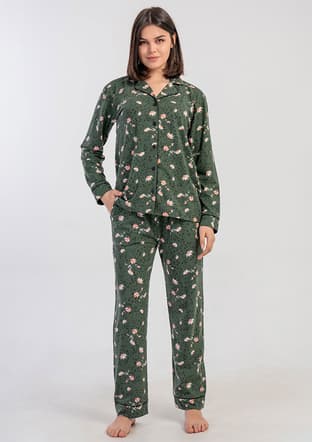 1617938947 Kadın Füme Pijama - 1