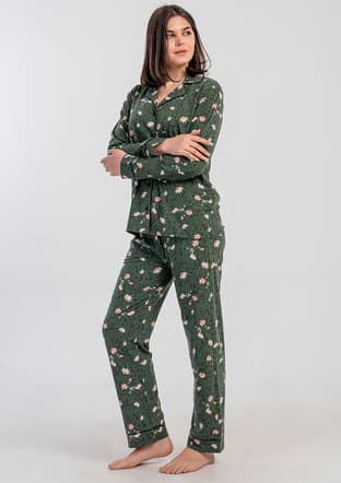 1617938947 Kadın Füme Pijama - 2
