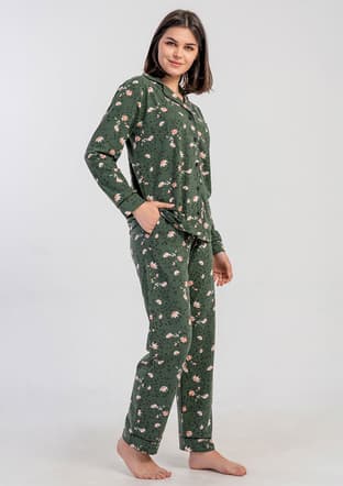 1617938947 Kadın Füme Pijama - 3