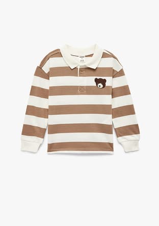 6Wmb10124Tk Erkek Bebek Beyaz Sweatshirt - 1