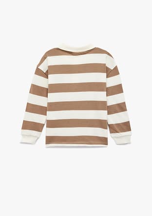 6Wmb10124Tk Erkek Bebek Beyaz Sweatshirt - 2