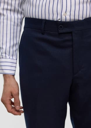 Pn2020500742 Erkek Lacivert Pantolon - 3