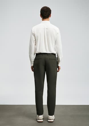 112190340 Erkek Yeşil Pantolon - 3
