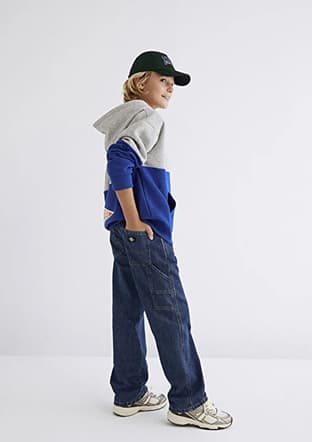 M6011191-88234 Erkek Çocuk Mavi Jean Pantolon - 2