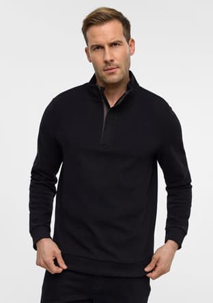 Sw2013700014 Erkek Siyah Sweatshirt - 1