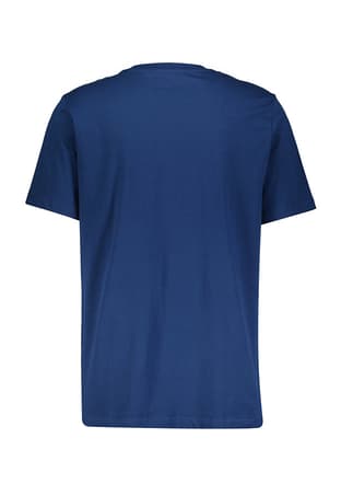 B35T10004 Erkek Lacivert Bisiklet Yaka T-shirt - 2