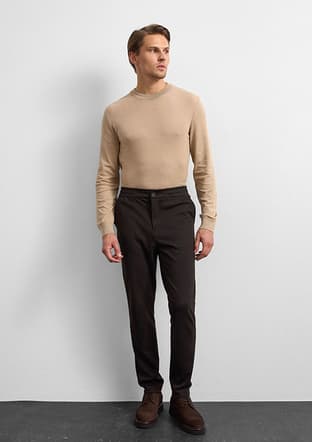 B35W34021 Erkek Kahverengi Pantolon - 1
