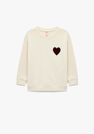 6Wmg10058Ak Kız Bebek Bej Sweatshirt - 1