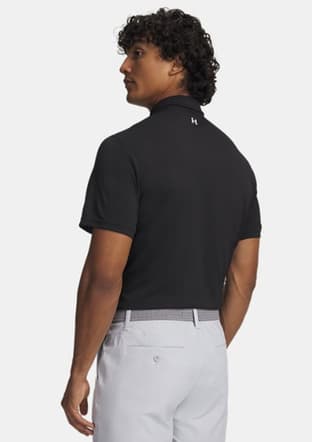 6012303-001 Erkek Siyah Polo Yaka T-shirt - 2