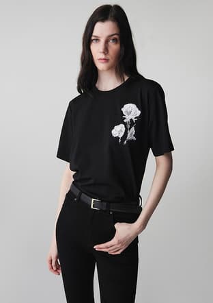 Is1260070105 Kadın Siyah Basic T-shirt - 1