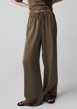 Is1260003147 Kadın Yeşil Pantolon - 2