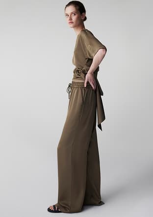 Is1260003147 Kadın Yeşil Pantolon - 3