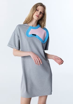 Ts1260002227 Kadın Gri Elbise - 2
