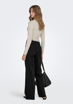 15299796 Kadın Siyah Jean Pantolon - 3