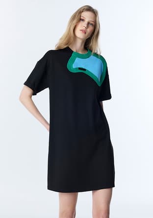 Ts1260002227 Kadın Siyah Elbise - 1