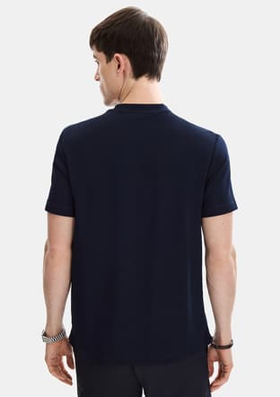 Bts1006700000 Erkek Lacivert Basic T-shirt - 3