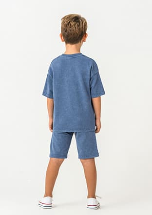 Rp3728-G Erkek Çocuk Mavi Pijama - 2