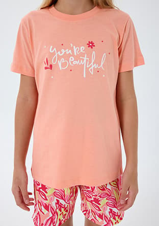 Rp3806-2 Kız Çocuk Turuncu Pijama - 3