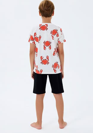 Rp3748-2 Erkek Çocuk Beyaz Pijama - 2