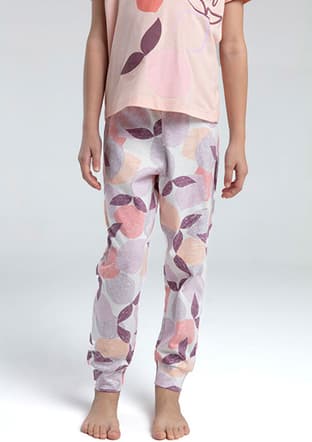 Rp3617-G Kız Çocuk Turuncu Pijama - 3