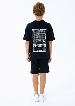 Rp3750-G Erkek Çocuk Siyah Pijama - 2