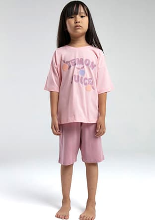 Rp3620-G Kız Çocuk Turuncu Pijama - 1