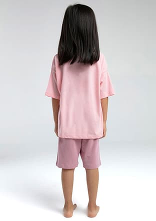 Rp3620-G Kız Çocuk Turuncu Pijama - 2